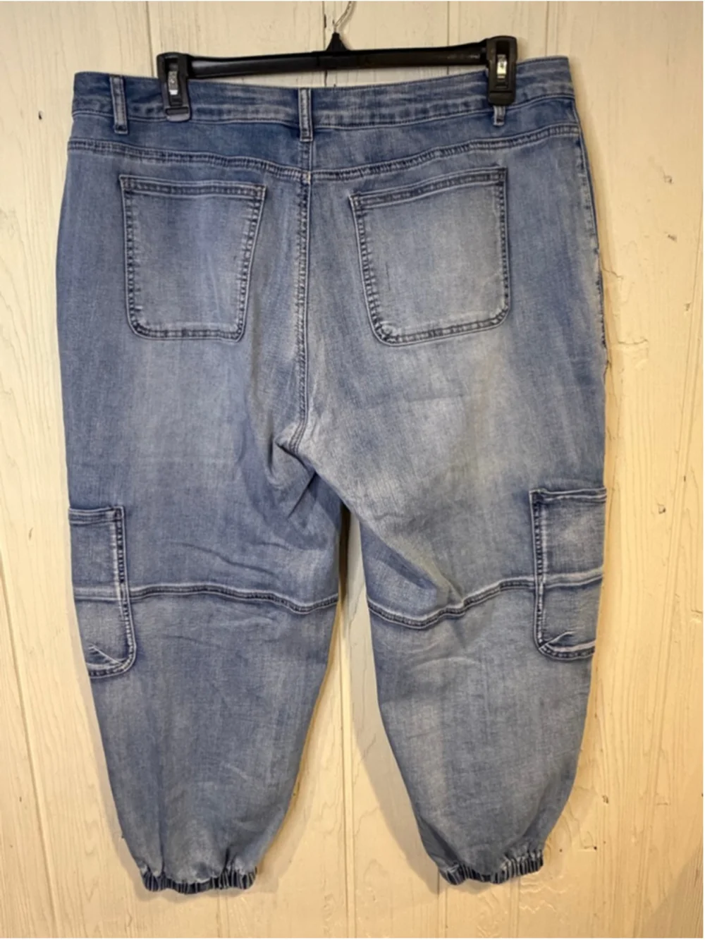 Women's FLAMINGALS Blue Denim Ankle & Cropped Jeans 3XL - Picture 4 of 9
